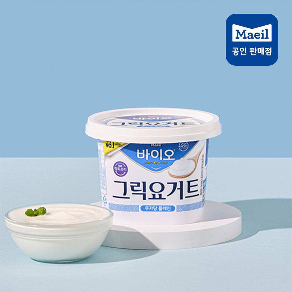[매일유업] 바이오 그릭요거트 무가당 플레인 400g 6개