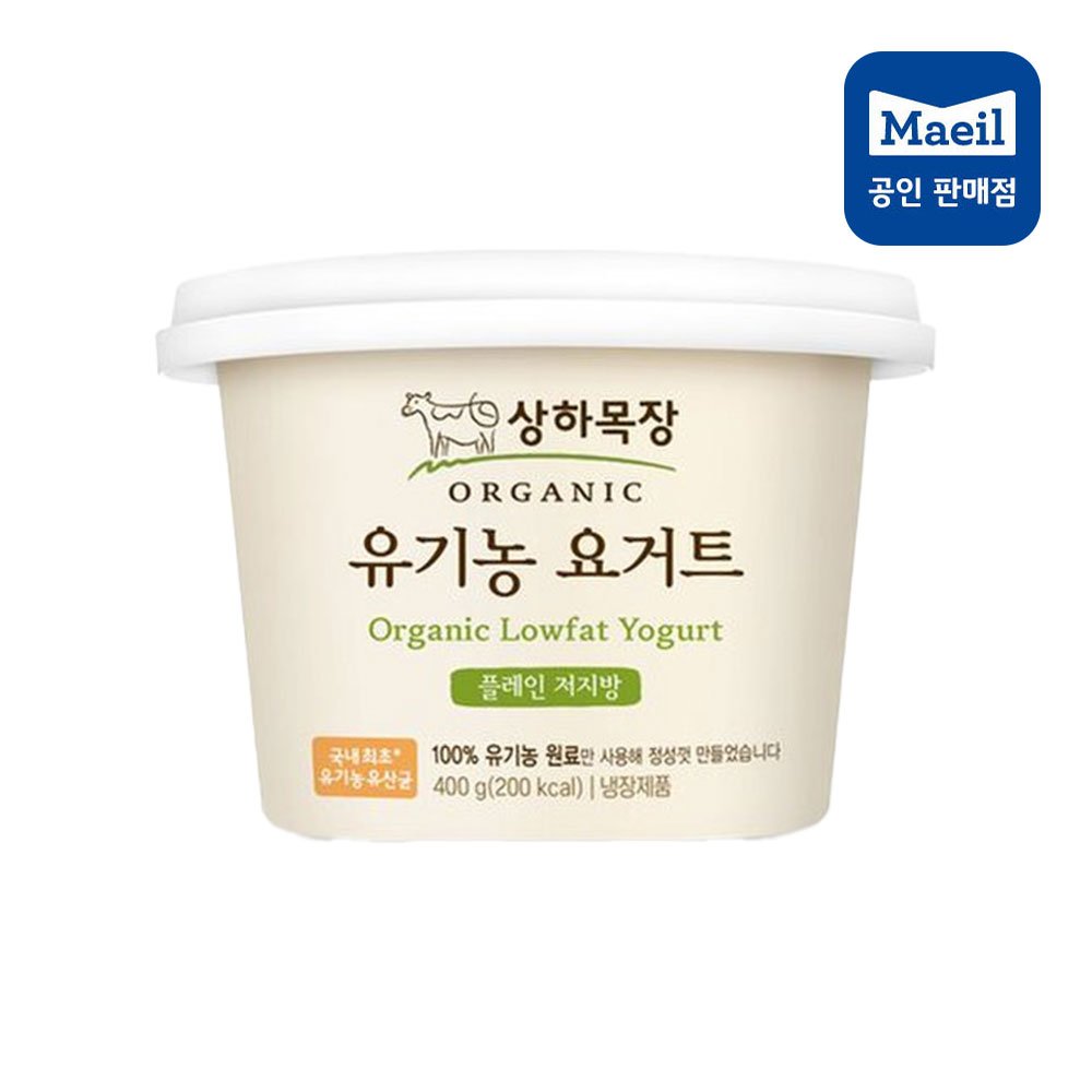 [매일유업] 상하목장 요거트 플레인/플레인 저지방 400G 6개
