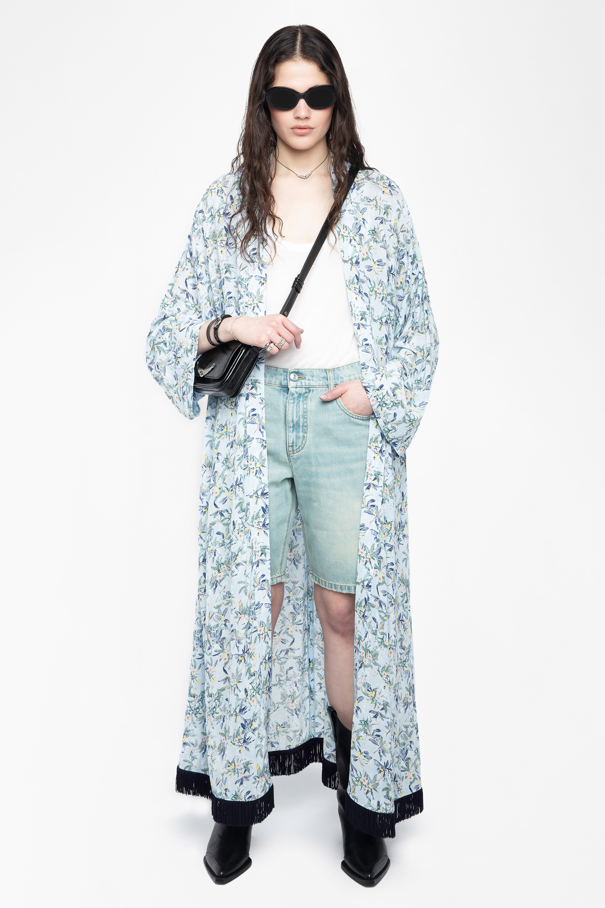 Kimono Flower Cardigan